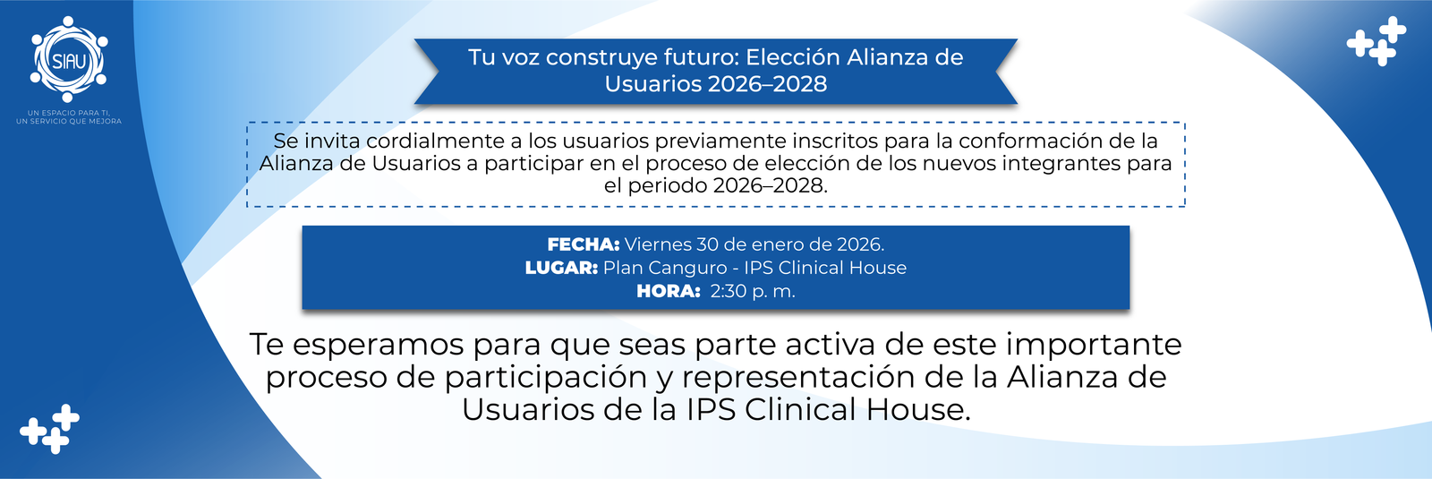 ELECCIÓN ALIANZA DE USUARIOS 2026-2028 PÁGINA WEB